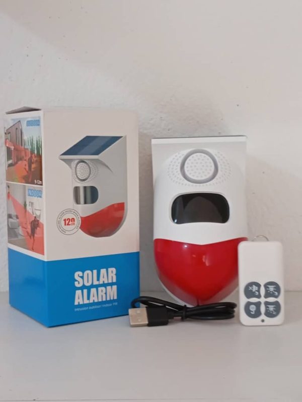 Alarm ya solar inayopiga kingora mtu akipita